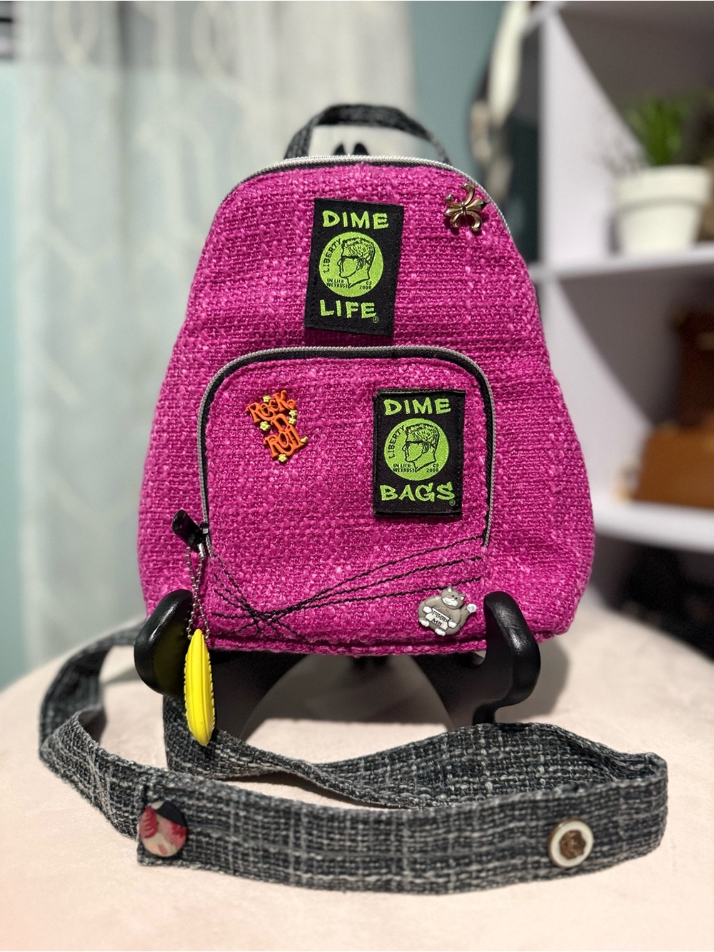 Dime Bags Mini Hobo Bag - Pink